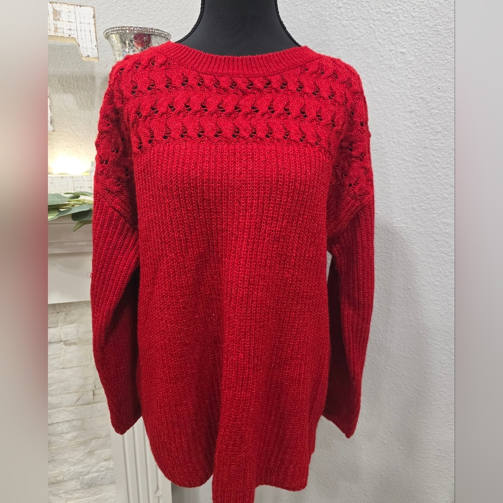 St. John's Bay Red Women's Sweater